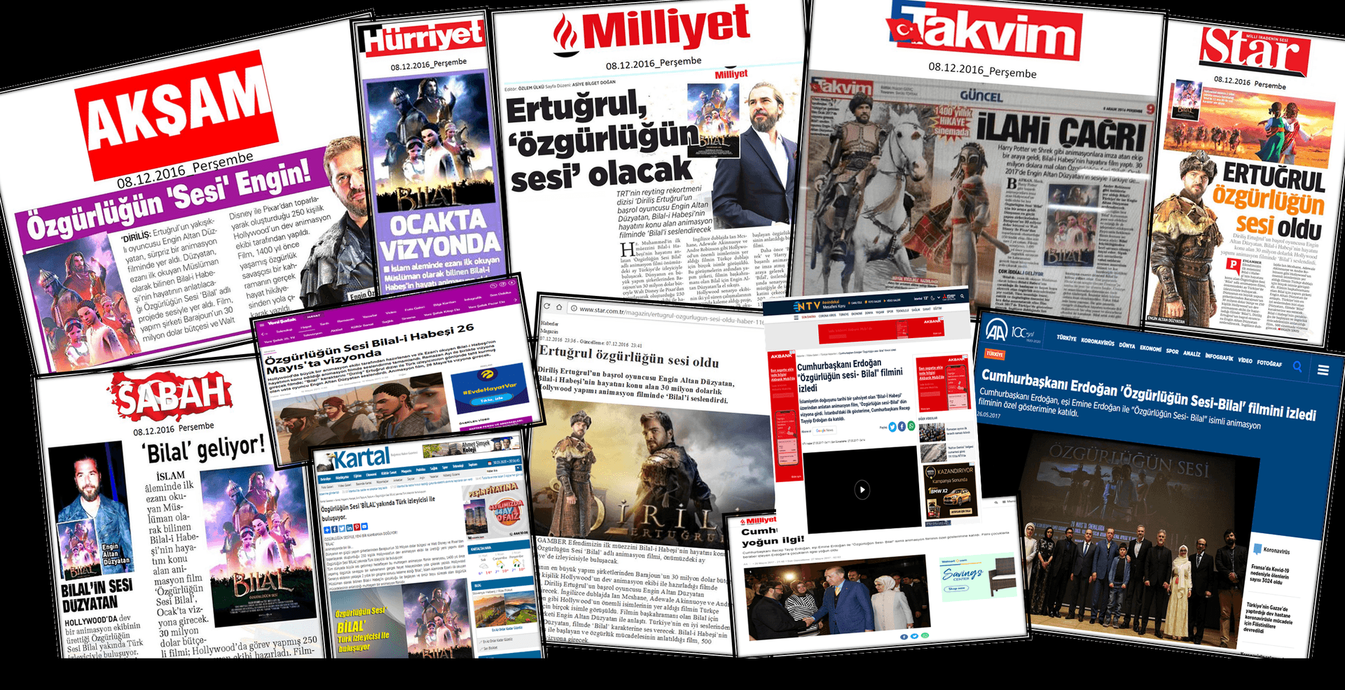 Özgürlüğün Sesi Bilal - Medya Yansımaları