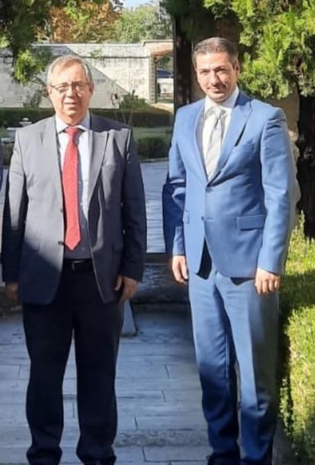 Emre Dağdelen ve Trakya Üniversitesi Rektörü Prof. Dr. Erhan Tabakoğlu